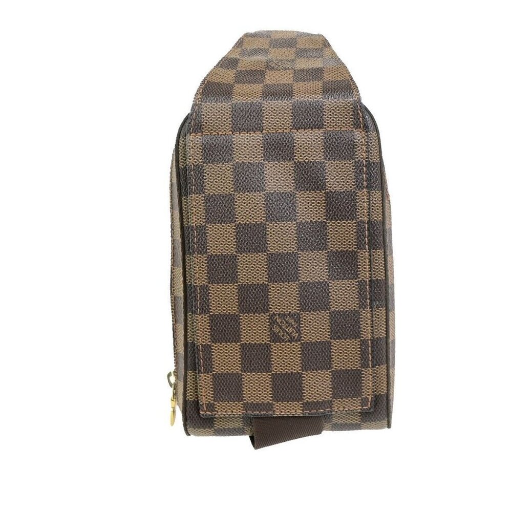 LOUIS VUITTON Geronimos Bum Body Bag Damier Ebene Leather Brown N51994 70FB433 - Picture 3 of 15